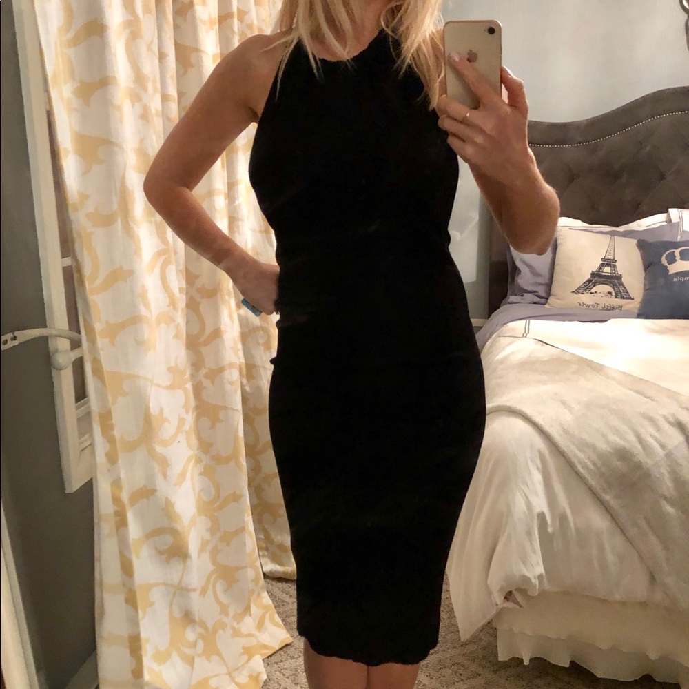 Zara , open back knit dress!